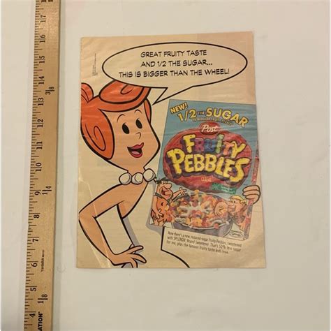 Fruity Pebbles Other Vintage 205 The Flintstones Fruity Pebbles