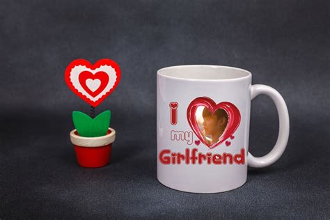 I Love My Girlfriend Mug Personalized Mug Valentines Day Mug Custom