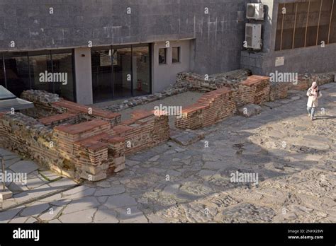Serdika Archaeological Site, ruins of roman Serdika, uncovered during ...