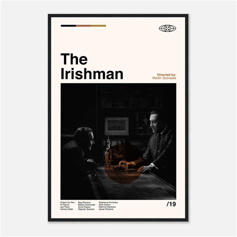 The Irishman Movie Poster The Irishman Poster Minimalist Movie Poster
