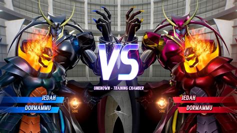 Black Jedah And Dormammu Vs Jedah And Red Dormammu Marvel Vs Capcom