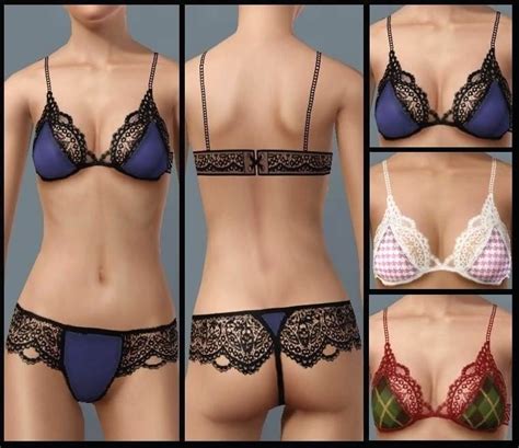 The Sims Resource Jp7 Lace Bra