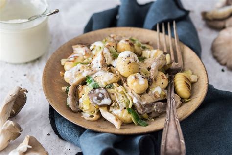 Recette Po L E De Gnocchi Aux Pleurotes Et La Cr Me D Isigny Quitoque