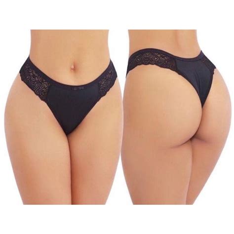 Kit Calcinhas Tanga Lateral De Renda Poliamida Shopee Brasil