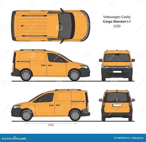 Vw Caddy Van Stock Illustrations 51 Vw Caddy Van Stock Illustrations