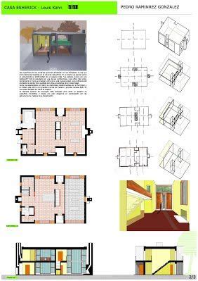 Paneles Casa Esherick Architecture Floor Plans Work Space