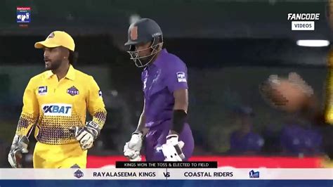 Andhra Premier League 2024 Rayalaseema Kings Vs Coastal Riders