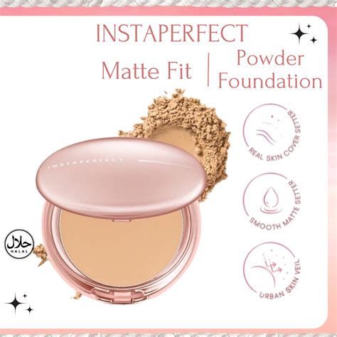 Jual Wardah Instaperfect Matte Fit Powder Foundation G Bedak Spf