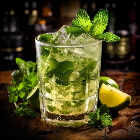 Premium Ai Image A Glass Of Limeade With Lime And Lime