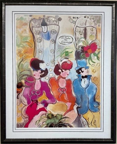 Zule Moskowitz Lovely Morning Hand Signed Newly Framed Lithographic