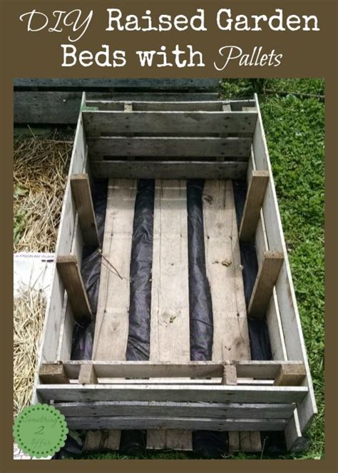 DIY Raised Garden Beds with Pallets