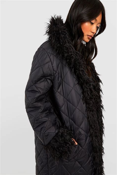 Boohoo Fur Hood Coat Deals Bellvalefarms