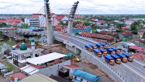 Kementerian PUPR RI Mulai Uji Coba Operasional Jembatan Sei Alalak