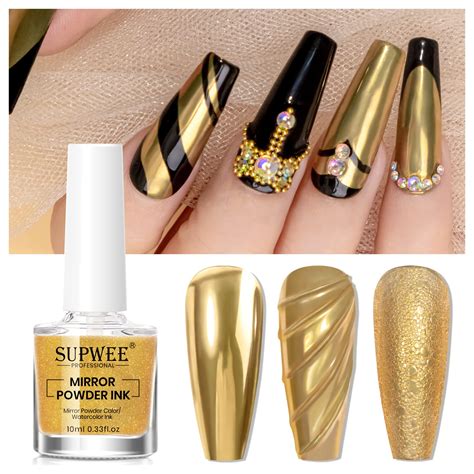 Gold Chrome Nail Polish