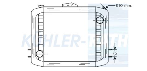 Wasserk Hler Passend F R Rvi Kuehler Rath