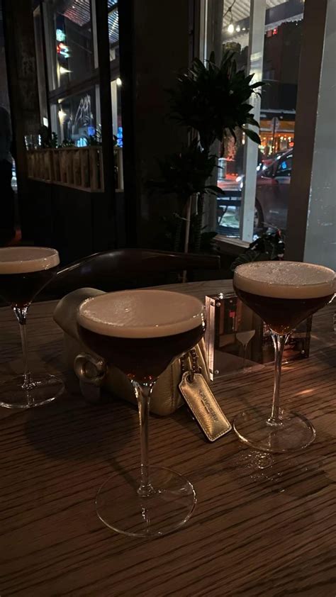 Dark Restaurant And Espresso Martinis In Nyc