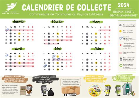 LES CALENDRIERS DE COLLECTE 2024 SONT DISPONIBLES Pays De LArbresle