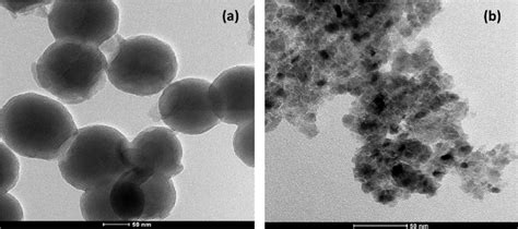 Tem Images Of A Carbon Nitride C N Nanocapsules And B