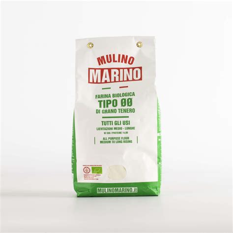 Farina Bio Di Grano Tenero Tipo Kg Mulino Marino