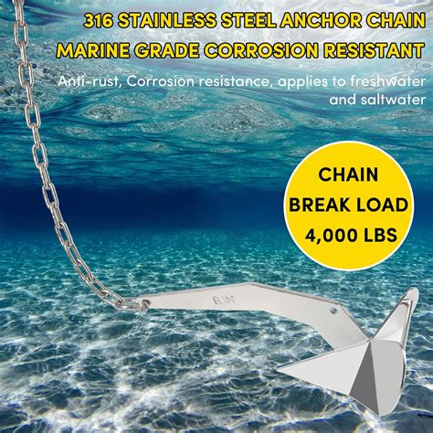 Anchor Chain 316 Stainless Steel Boat Anchor Chain Anchor Chain For