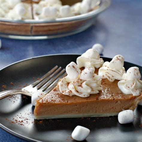 Easy Sweet Potato Pie Marshmallow Whipped Cream Food Meanderings