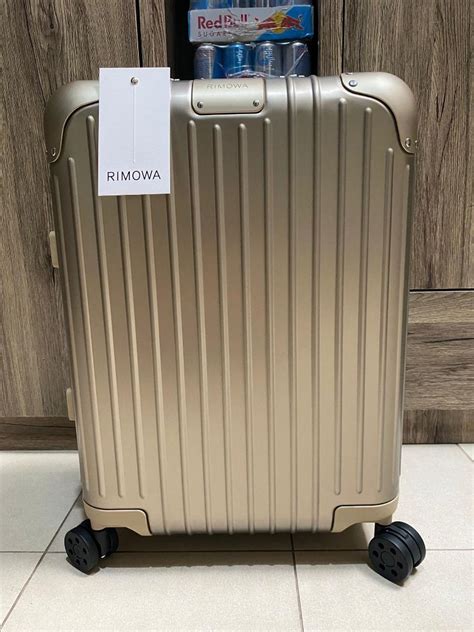 Shop Rimowa Original Rimowa Original Cabin L Titanium By Off