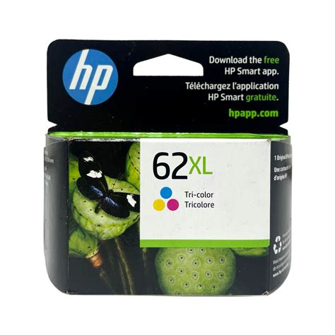 Hp 62xl High Yield Ink Tri Color Original Hp Ink Cartridge C2p07a