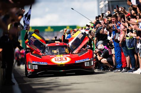 LA FERRARI 499P VICTORIEUSE DES 24 HEURES 2023 DE RETOUR AU MANS AUTO MAG