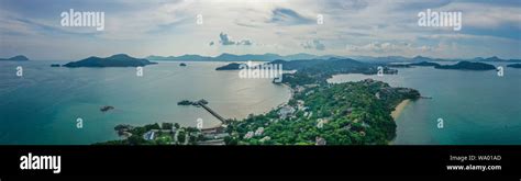 Beach club aerial view baba nest phuket in Thailand Stock Photo - Alamy