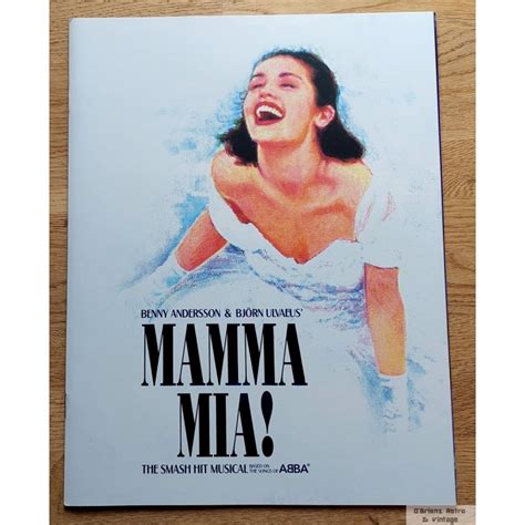 Mamma Mia The Smash Hit Musical Program Obriens Retro And Vintage