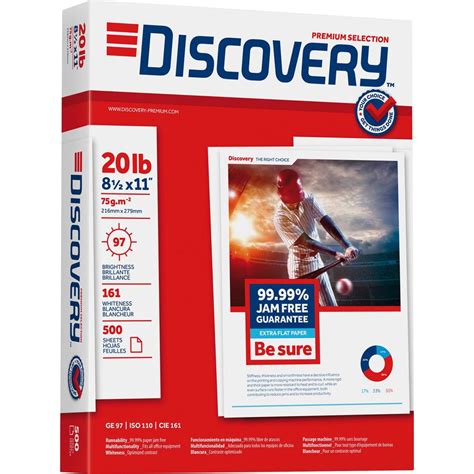 Discovery Premium Selection Laser Inkjet Copy And Multipurpose Paper