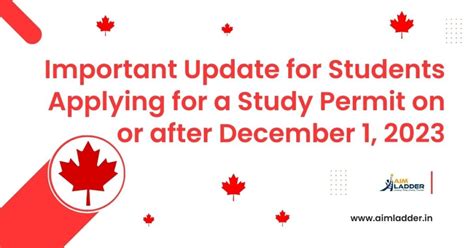 New Canada Study Permit Application Form IMM1294