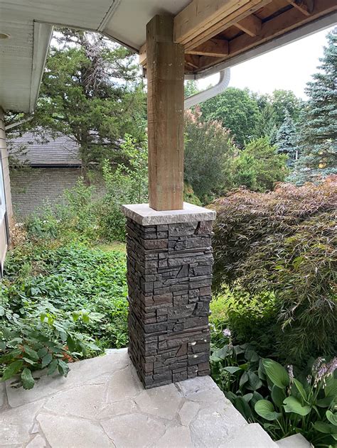 Using Porch Pillars Diy Patio Columns Home Project