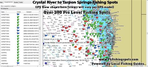 Crystal River Fishing Spots | GPS Coordinates, Ledges, Reefs, Wrecks