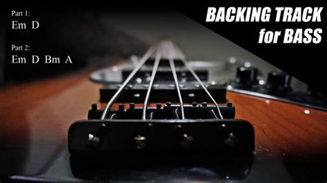 Bass Backing Track Ska Funk B Minor E Dorian Youtube