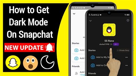 How To Get Dark Mode On Snapchat IPhone Android YouTube