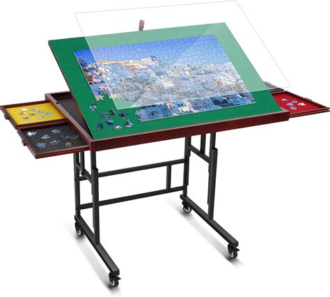 Amazon Piece Jigsaw Puzzle Table With Legs X Portable