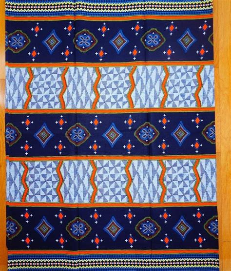 Atoghu Fabric By The Yard Ankara Cotton Cameroon Ndop Bamileke Sewing