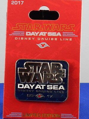 Disney Cruise Line STAR WARS DAY AT SEA Blue Logo 2017 LE 2500 Trading