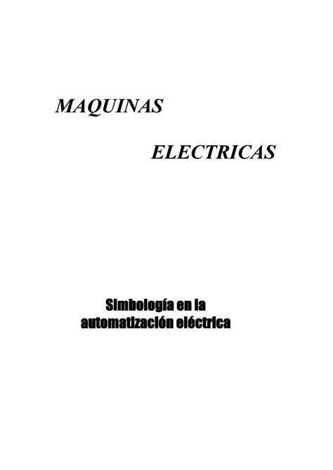 Simbología MAQ ELEC 210610 073846 Máquinas Eléctricas IPN Studocu