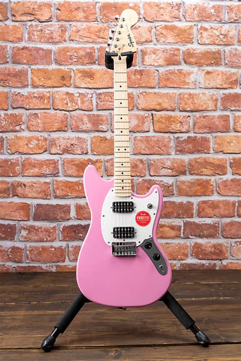 Fender Squier Sonic Mustang Hh Flash Pink Reverb