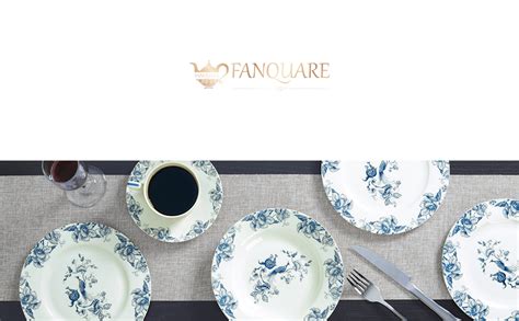 Fanquare Ml Bone China Teetasse Und Untertasse Set F R Blaue Und