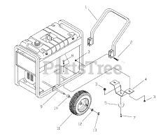 6500GCX (1788-0) - Generac 6,500 Watt Portable Generator Parts Lookup ...