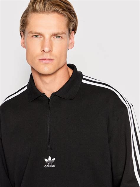 Adidas Sweatshirt Adicolor 3 Stripes Hk7425 Noir Relaxed Fit Modivo Fr