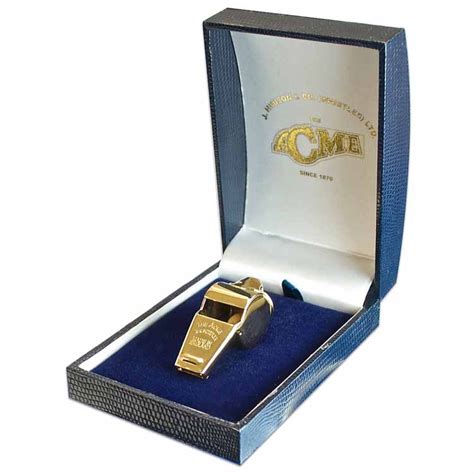 Acme Thunderer Gold Plated Whistle Whistler Sports