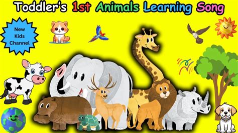 Animal Learning For Toddlers Animals For Kids Baby Learning Videos