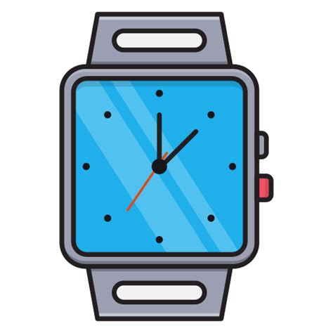 Wrist Watch Vector Stall Lineal Color Icon