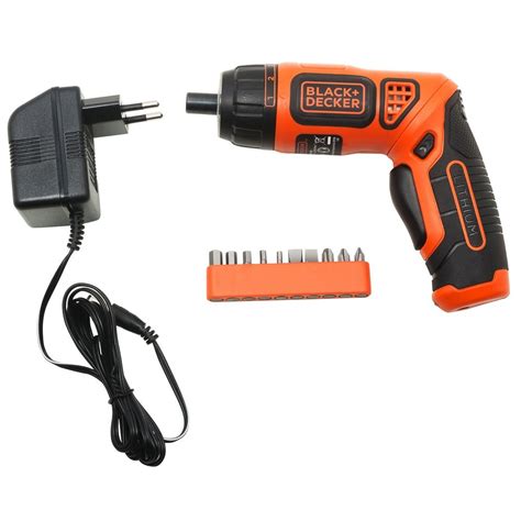 Black Decker Bdcs F V Li Ion Cordless Screw Driver Kit With Led