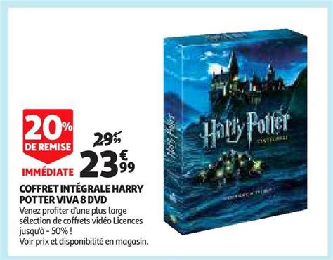 Promo Coffret Int Grale Harry Potter Viva Dvd Chez Auchan Icatalogue Fr