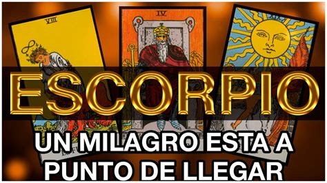 Escorpio Hoy Esta Es La Se Al Hor Scopo Diario Escorpio Tarot